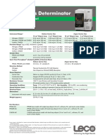 828 Series Determinator: Specification Sheet