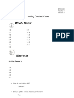 ENGLISHmodule 1, Week 1