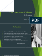 The Unknown Citizens