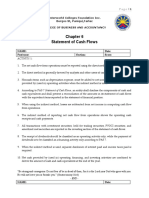 Activity - Chapter 6 - Statement of Cash Flows