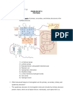 Problem Set 2 Proteins