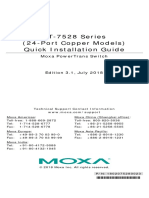 PT-7528 Series (24-Port Copper Models) Quick Installation Guide