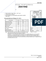 Power Amplifier Applications: Absolute Maximum Ratings