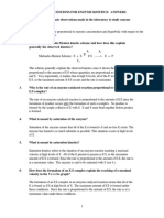 Latihan 3 Enzyme Kinetics