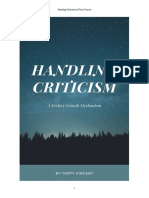 Handling Criticism