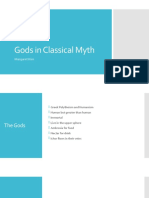 1 Gods in Classical Myth