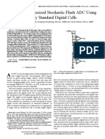 Digitally Synthesized Stochastic Flash ADC Using Only Standard Digital Cells