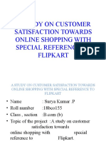 A Study On Customer Satisfaction Towards Online Shopping