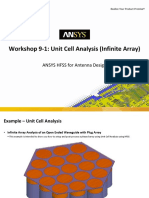 Workshop 9-1: Unit Cell Analysis (Infinite Array) : ANSYS HFSS For Antenna Design