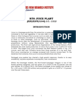 Project Report On RTS Juice Plant