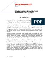 Project Report On Electroforged Steel Grating