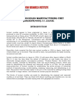 Project Report On Instant Noodles Manufacturing Unit