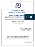 Republic of Iraq Ministry of Electricity: Tender Documents NO: T.L 118/NT/2014