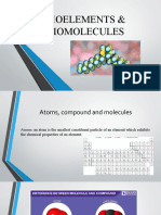 Bioelements & Biomolecules