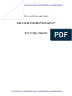 BCA Project - Visual Basic (VB) Bookshop Management System - PDF Report With Source Code Free..