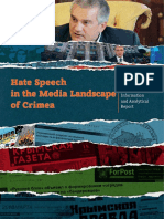 Hate Speech in The Media Landscape of Crimea: Research