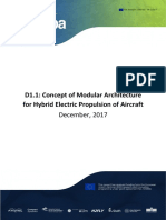 D1.1 Concept of Modular Architecture Fro Hybrid Electric Propulsion of Aircraft