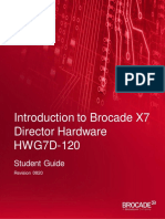 Introduction To Brocade X7 Director Hardware: Student Guide