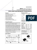 IR6216 Intelligent High Side Mosfet Power Switch: Features Product Summary