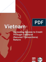 Vietnam: Increasing Access To Credit Through Collateral (Secured Transactions) Reform