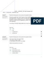 Task 7 - Final Exam - Evaluation Quiz