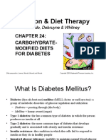 Nutrition & Diet Therapy: Carbohydrate-Modified Diets For Diabetes