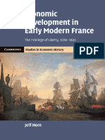 Horn - Economic Development in Early Modern France. The Privilege of Liberty, 1650-1820