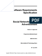 Software Requirements Specification For