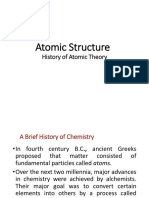 Atomic StructureHistory of Atomic Theory