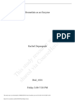 This Study Resource Was: Bromelain As An Enzyme