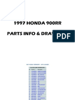 Despiece Honda CBR 900 RR