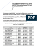 2nd Batch - LEPT Secondary - January 2022