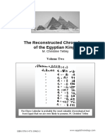 The Reconstructed Chronology of The Egyptian Kings M. Christine Tetley