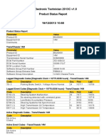 Cat Electronic Technician 2013C v1.0 Product Status Report