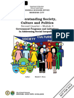 Understanding Society, Culture and Politics: Second Quarter - Module 4