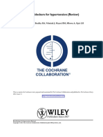 Beta-Blockers For Hypertension (Review) : Wiysonge CS, Bradley HA, Volmink J, Mayosi BM, Mbewu A, Opie LH