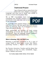 Universal Prayer: YMT Consultancy