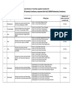 List of Polling Stations For 066 POLUR Assembly Constituency Comprised Within The) 12.ARANI Parliamentary Constituency