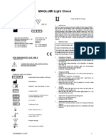 MAGLUMI Light Check: FO R Diagnosti C US E ONL Y