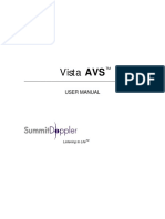 Summit Doppler Vista Avs User Manual