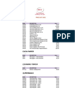 Price List 2021: Code Description Uro