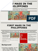 First Mass in The Philippines: Limasawa Group VS. Butuan Group