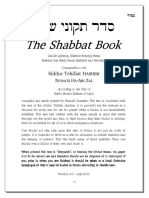 Shabbat Nusach Ari Chabad