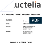 202 Mecalac 12 MXT Wheeled Excavator Catalogue