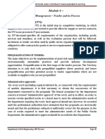 Module - 4. Tender and Contract