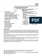 Low-Power Bidirectional I C Isolators: ISO1540 ISO1541