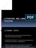 Literature and Language Teaching