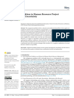 Risks: The Assignment Problem in Human Resource Project Management Under Uncertainty