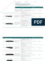 Armortec Network Appliance Product List