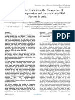 A Systematic Review On The Prevalence of Postpartum Depression and The Associated Risk Factors in Asia